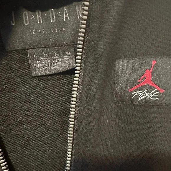 Jordan Flight Youth Zipper Hooded Sweater - Picture 4 of 5